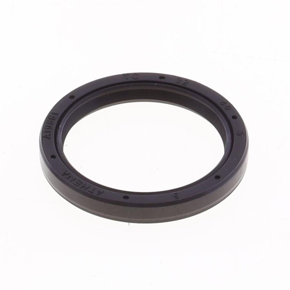 Oil Seal with Rubber Exterior 32x40x5 mm in FKM with one Seal-lip, one Dust Lip and Spring - Grafite Offroad