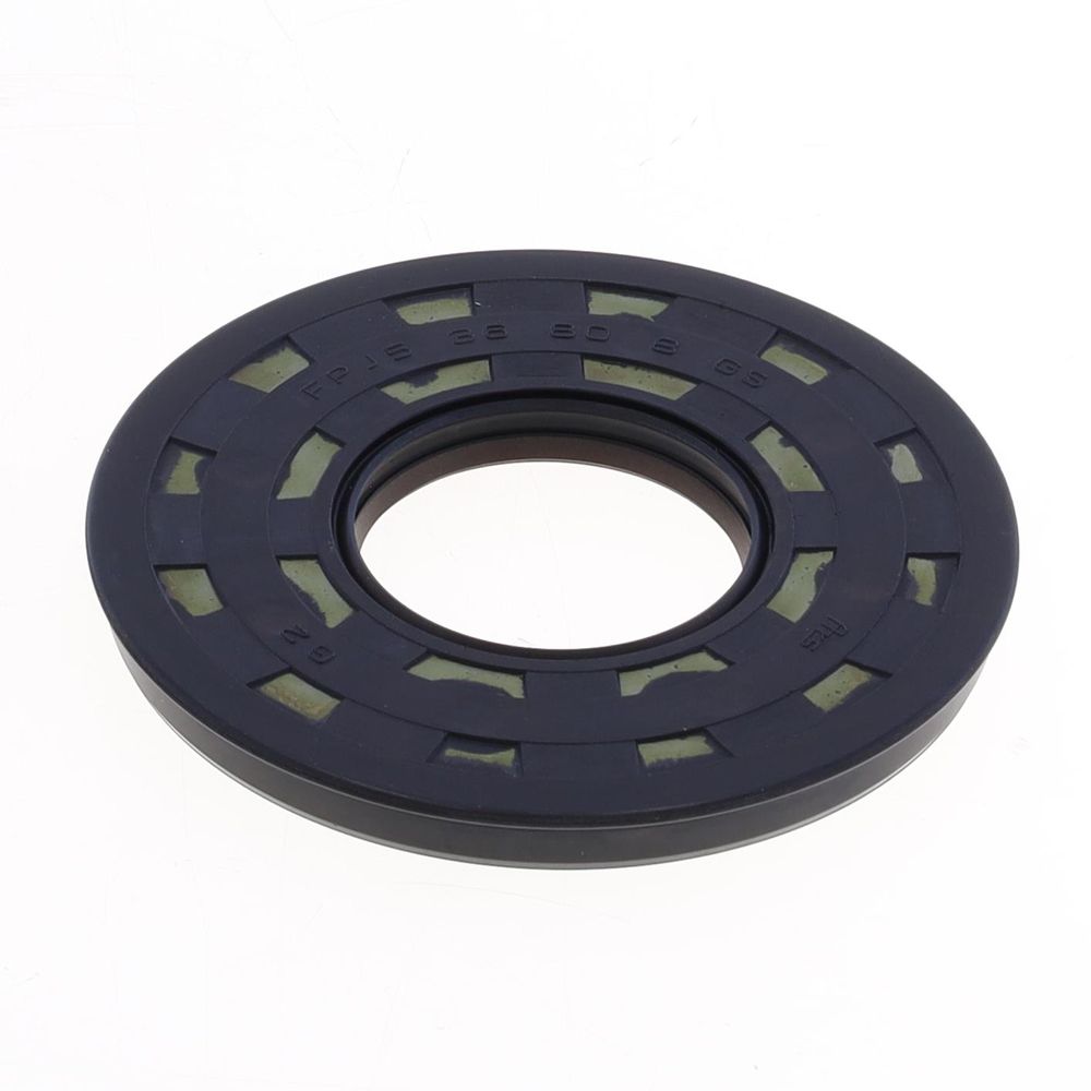 Oil Seal with Rubber Exterior 36x80x8 mm in PTFE with one Teflon Seal-lip, one Dust Lip and Spring - Grafite Offroad