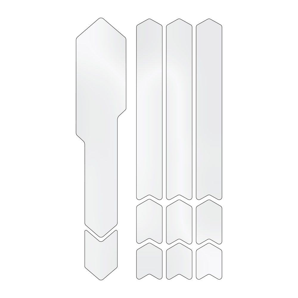 Chain Guards Kit - One Color Gloss Clear - Grafite Offroad