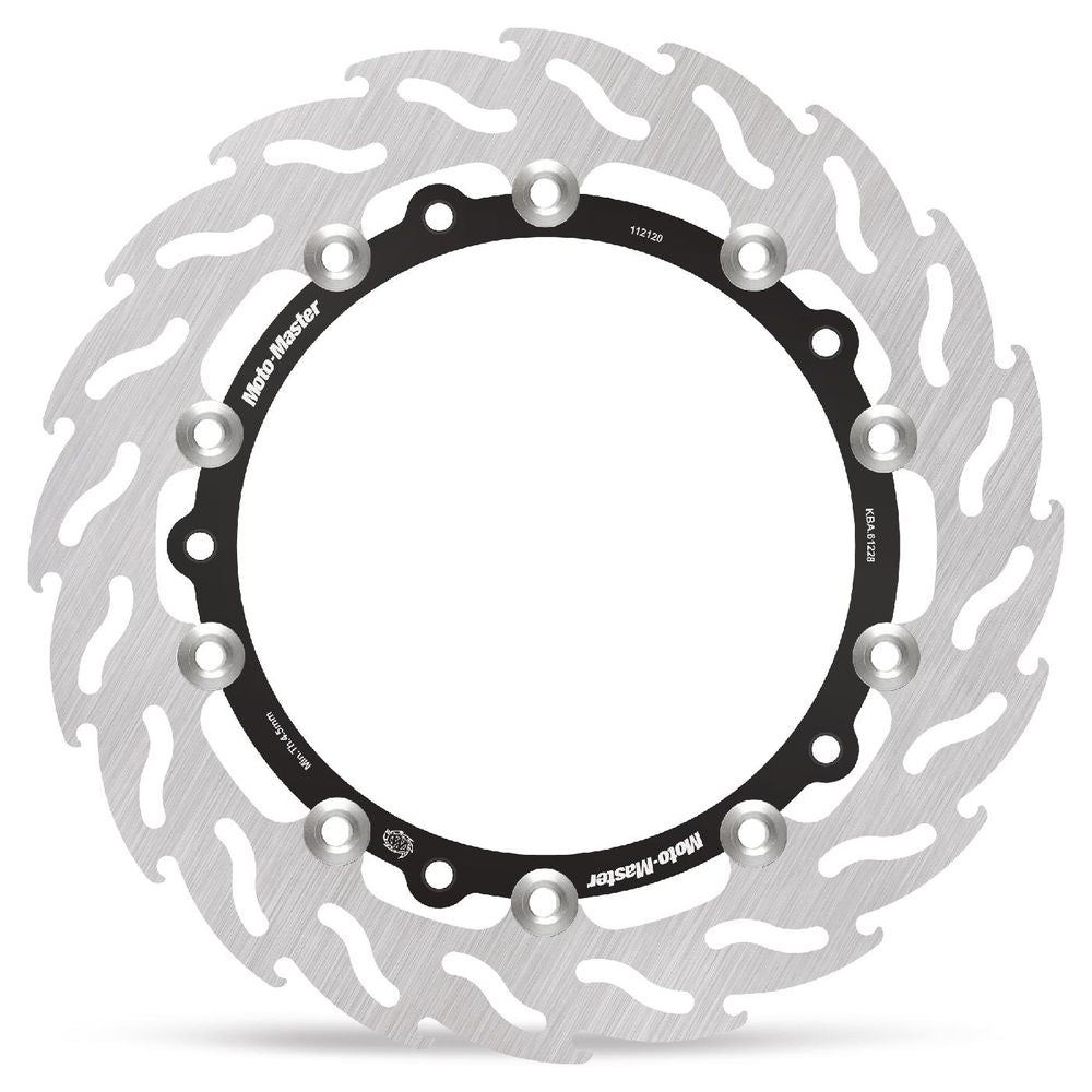 Brake Disc Road Flame - Floating - Front Right - Bmw: R850, R1100/1150/1200 - Grafite Offroad