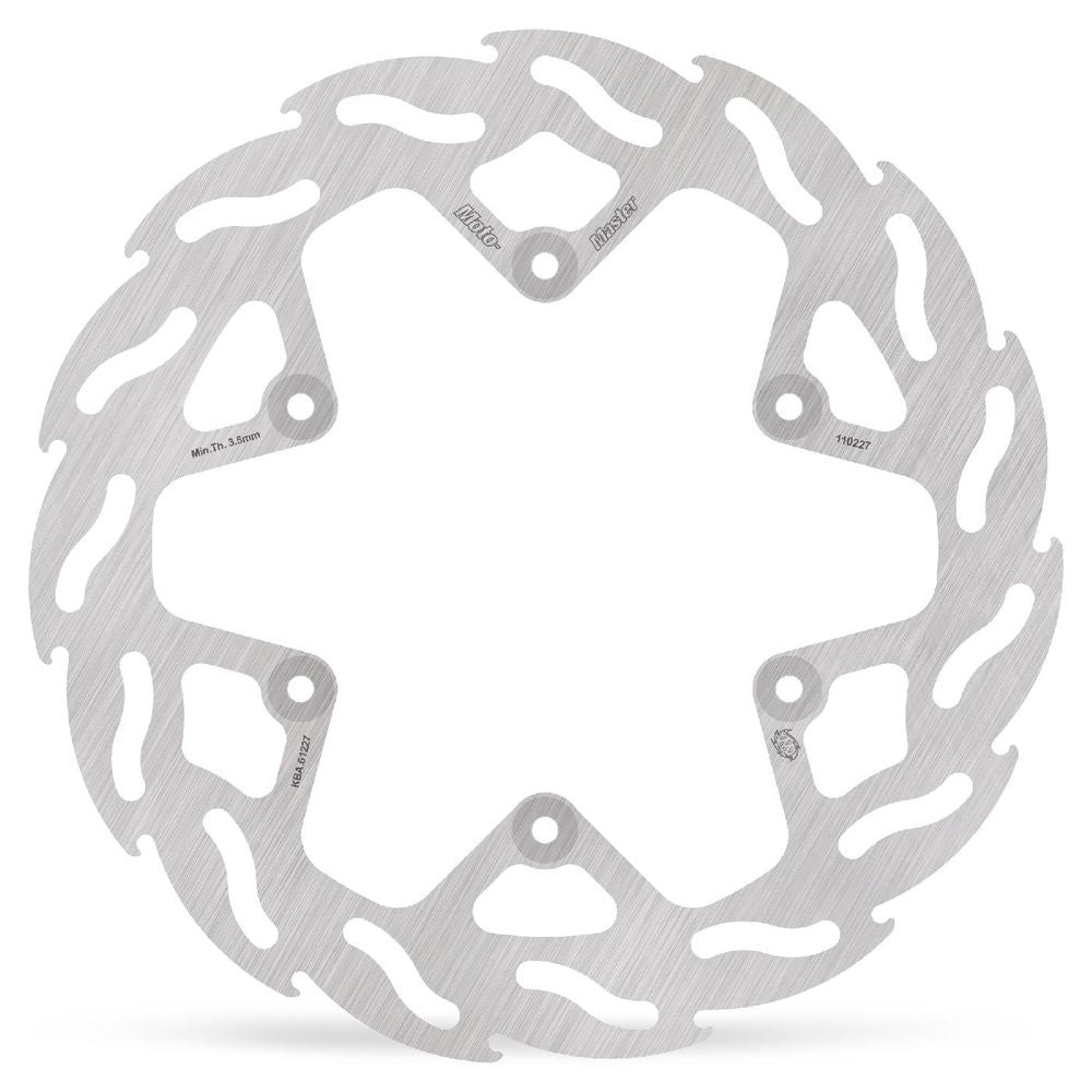 Brake Disc Off-road Flame - Rear - Yamaha: Wr125/250, Wrf250/450, Yz125/250, Yzf250/450 - Grafite Offroad