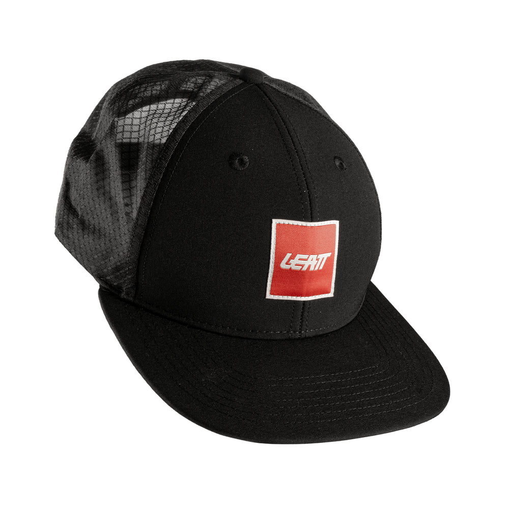 Cap Trucker Tech - Technical Breathable Cap with Rear Mesh and Curved Visor | S-XL | Black