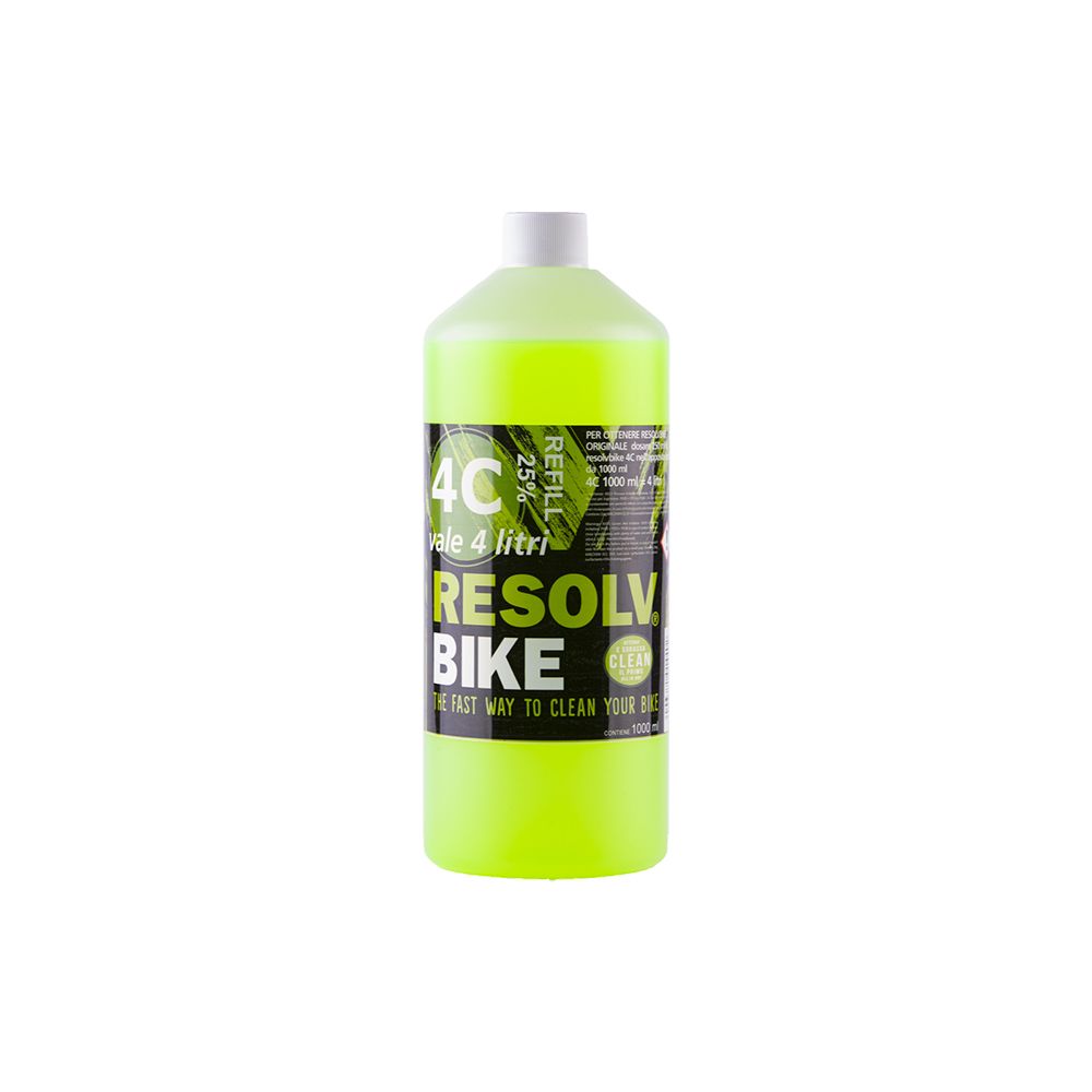 Resolvbike Clean 4c Detergent Refill in Concentrated Version for Bike and Motorcycle - 1 Lt - Grafite Offroad