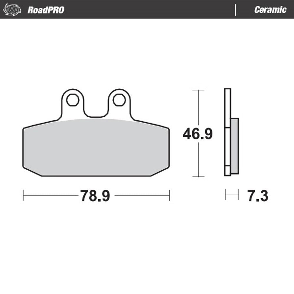 Brake Pads Roadpro Ceramic - Front and Rear - Grafite Offroad