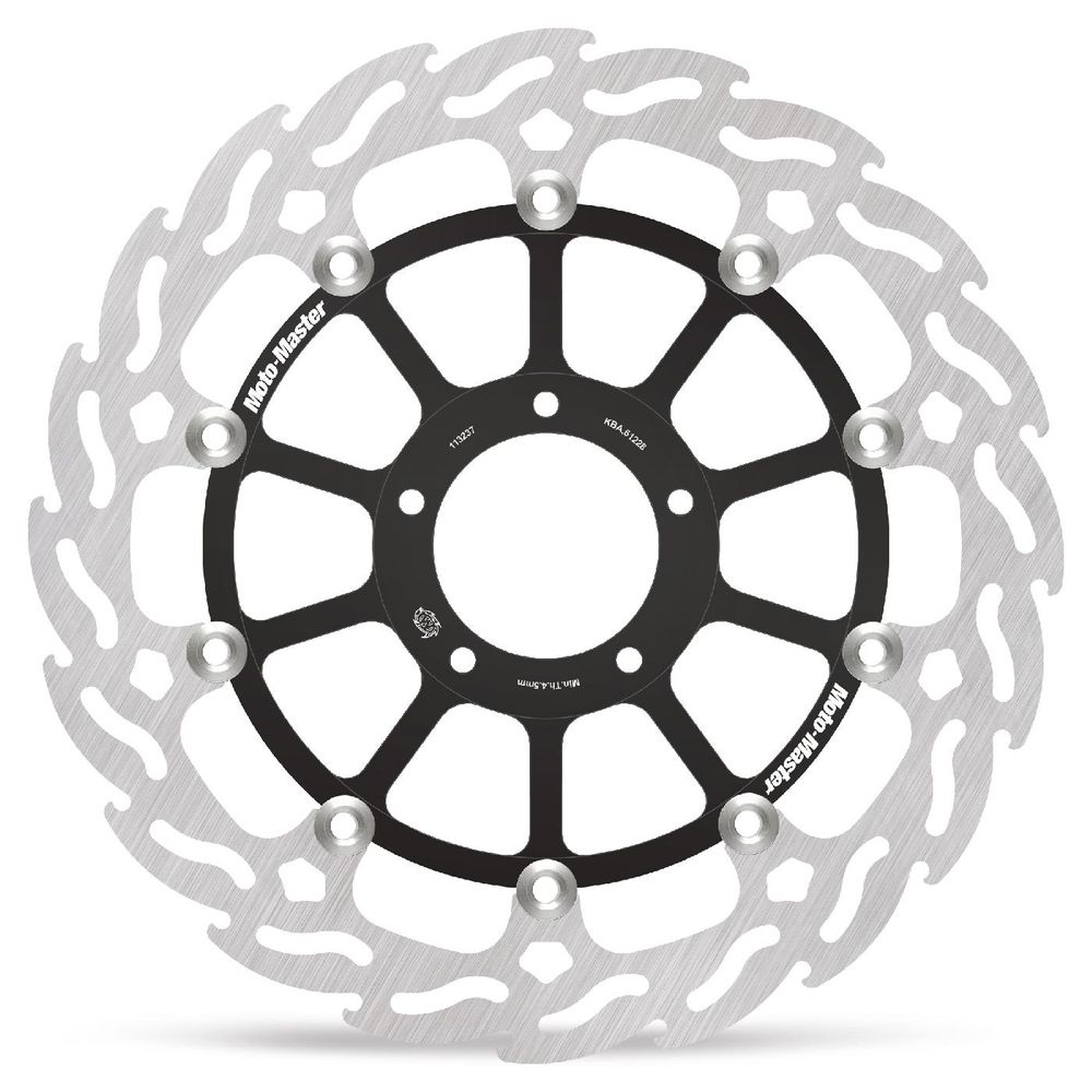 Brake Disc Road Flame - Floating - Front Left - Ducati: Superbike 5mm - Grafite Offroad