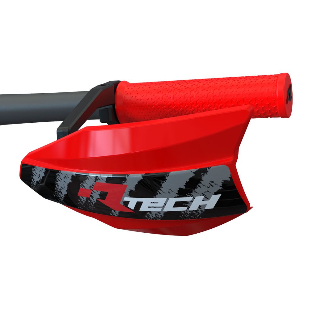 Vertigo Bike Handguards W/mounting Kit Neon Red - Grafite Offroad