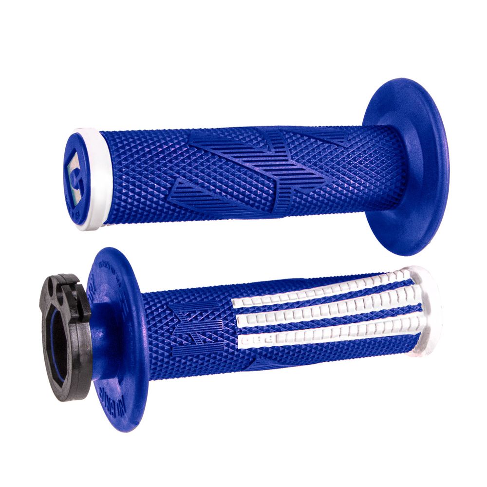 Manopole A Bloccaggio Rapido Emig Pro V2 Grip Blu-Bianco