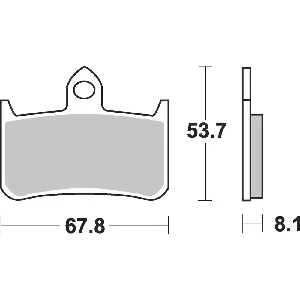 Road Racing Brake Pads | Sinter Racing | Front - Ecer90