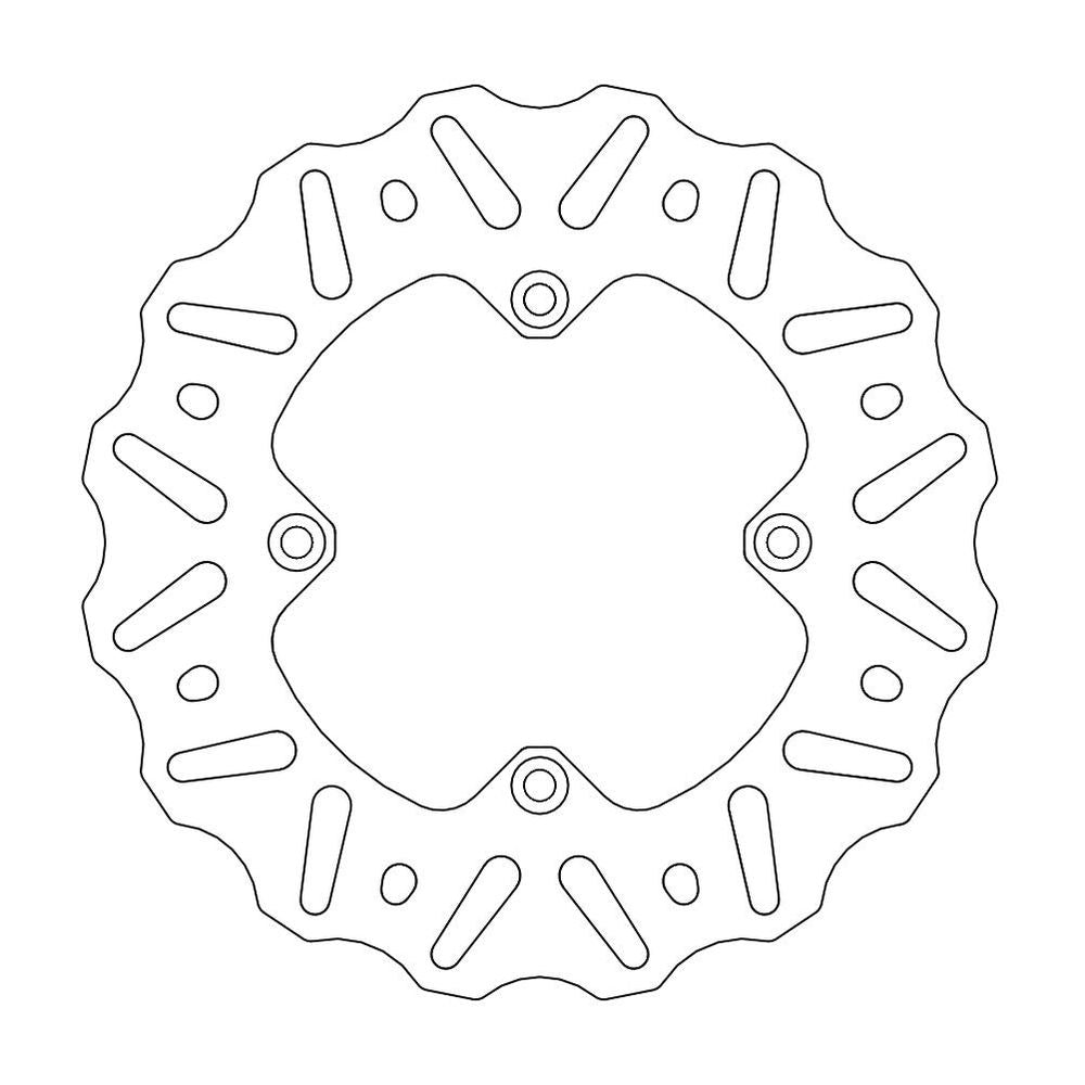 Brake Disc Off-road Nitro - Rear - Yamaha: Yz80/85 - Grafite Offroad