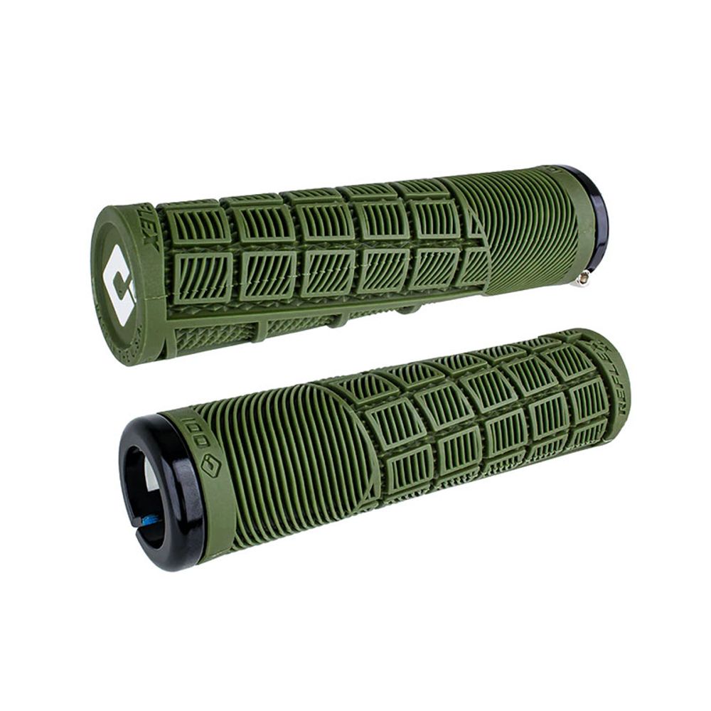 Reflex Xl V2.1 Lock-on Mtb Closed End 135mm | Wht/army Green