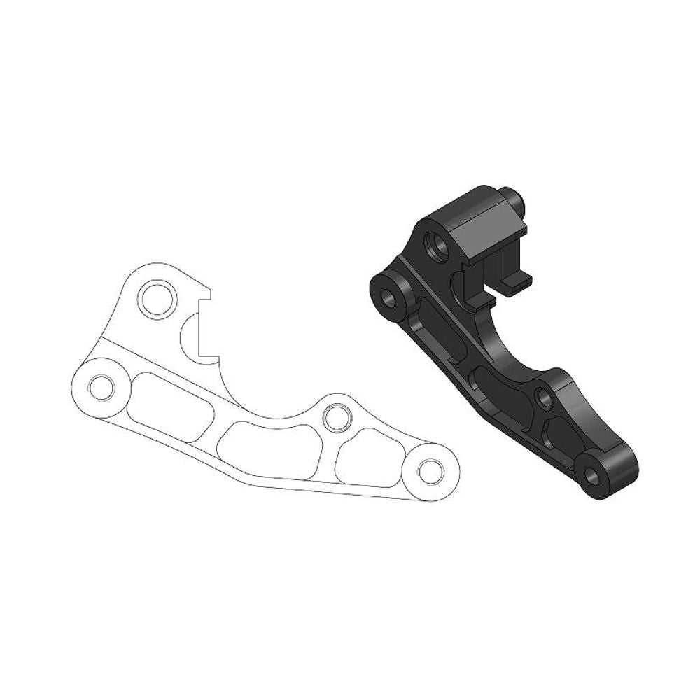 Off-road Brake Caliper Adapter 270mm Rotor - Yamaha - Grafite Offroad