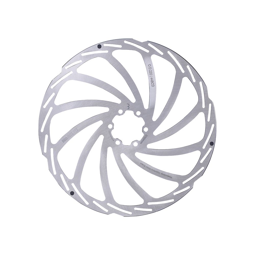 Bicycle Brake Disc Powerstop 220mm - Bbs-115 - Grafite Offroad