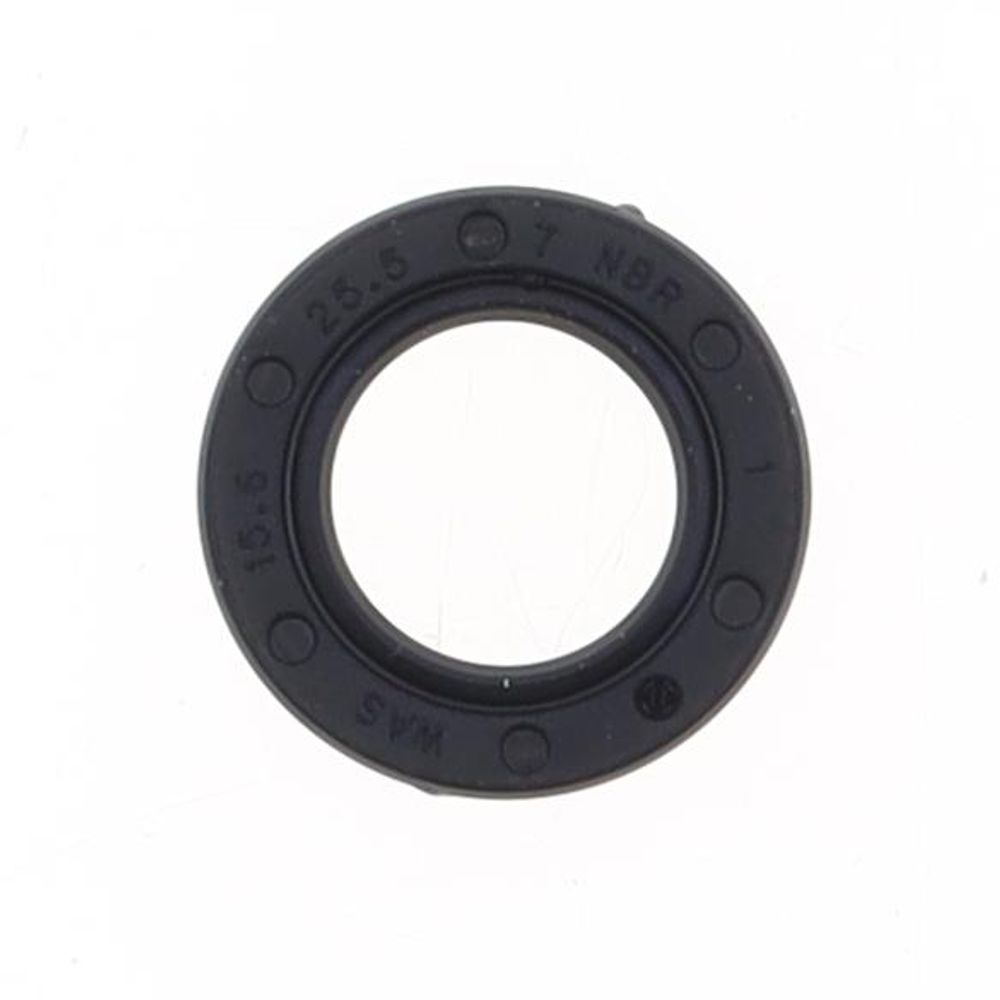 Oil Seal with Rubber Exterior 15,6x25,5x7 mm in NBR with one Seal-lip, one Dust Lip and Spring - Grafite Offroad