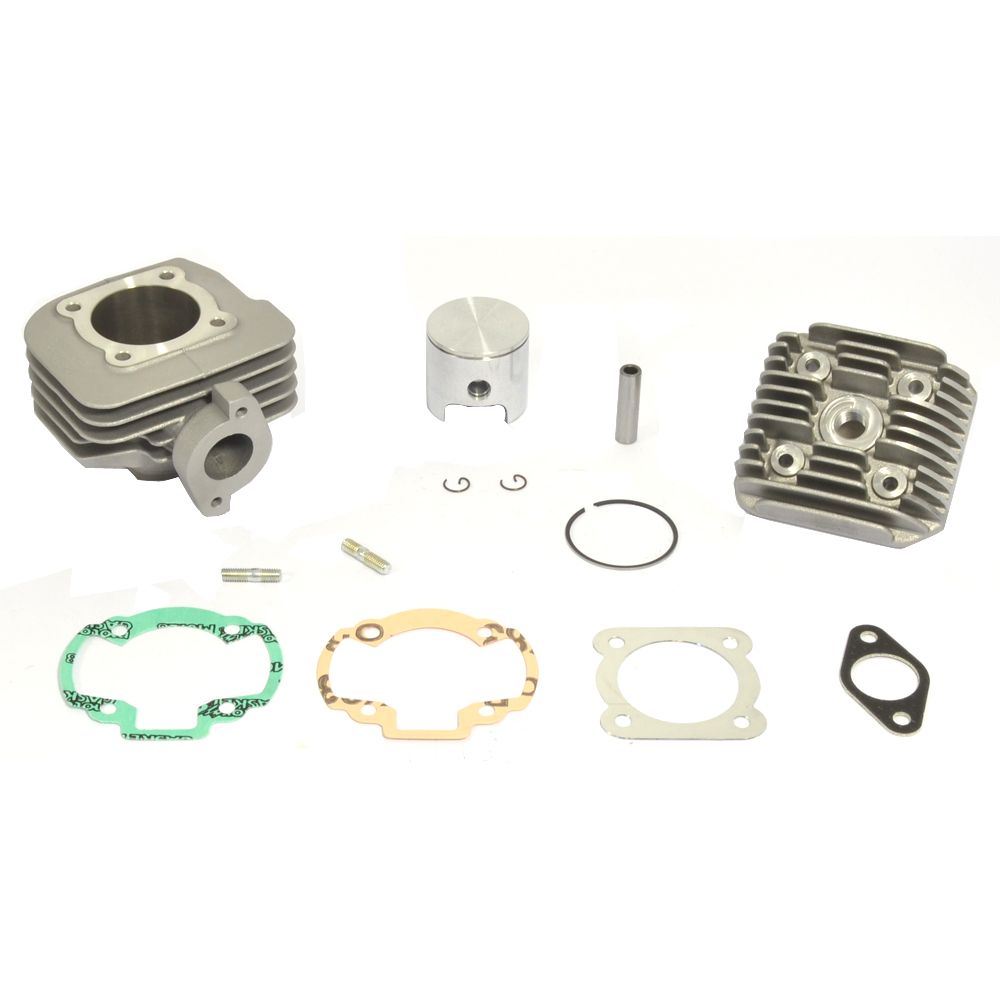 Big Bore Cylinder Kit With Head, High Performance, Ø 47,6 mm, 70 cc, Pin Ø 10 mm - Grafite Offroad