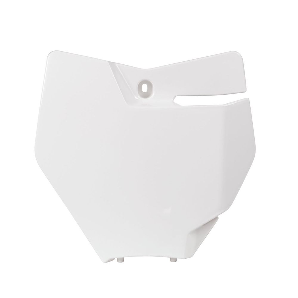 Front Number Plate White Replica Ktm - Grafite Offroad