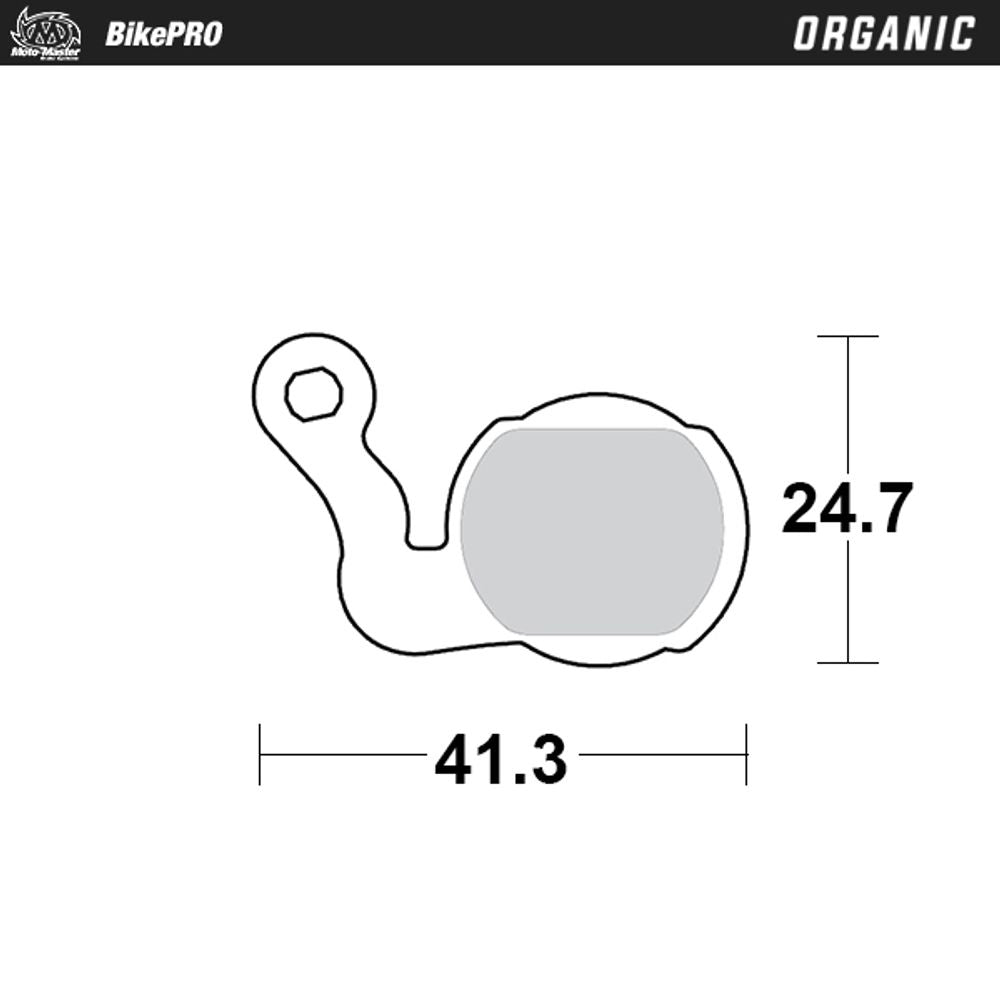 Brake Pad Bicycle Organic - Magura Louis - Grafite Offroad