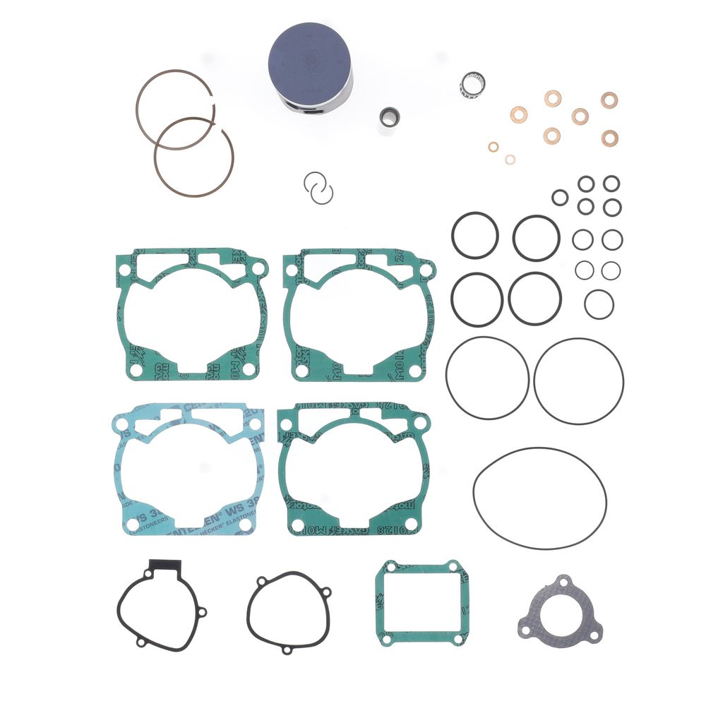 Top End Piston Kit: Cast 2-Stroke Piston Ø 72 mm + Top End Gasket Kit - Grafite Offroad