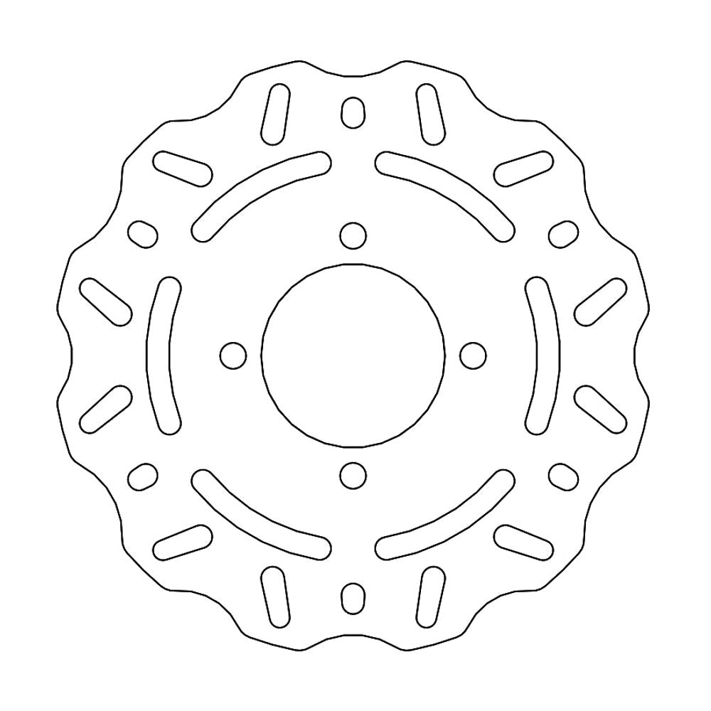Brake Disc Off-road Nitro - Rear Trial - Montesa - Grafite Offroad