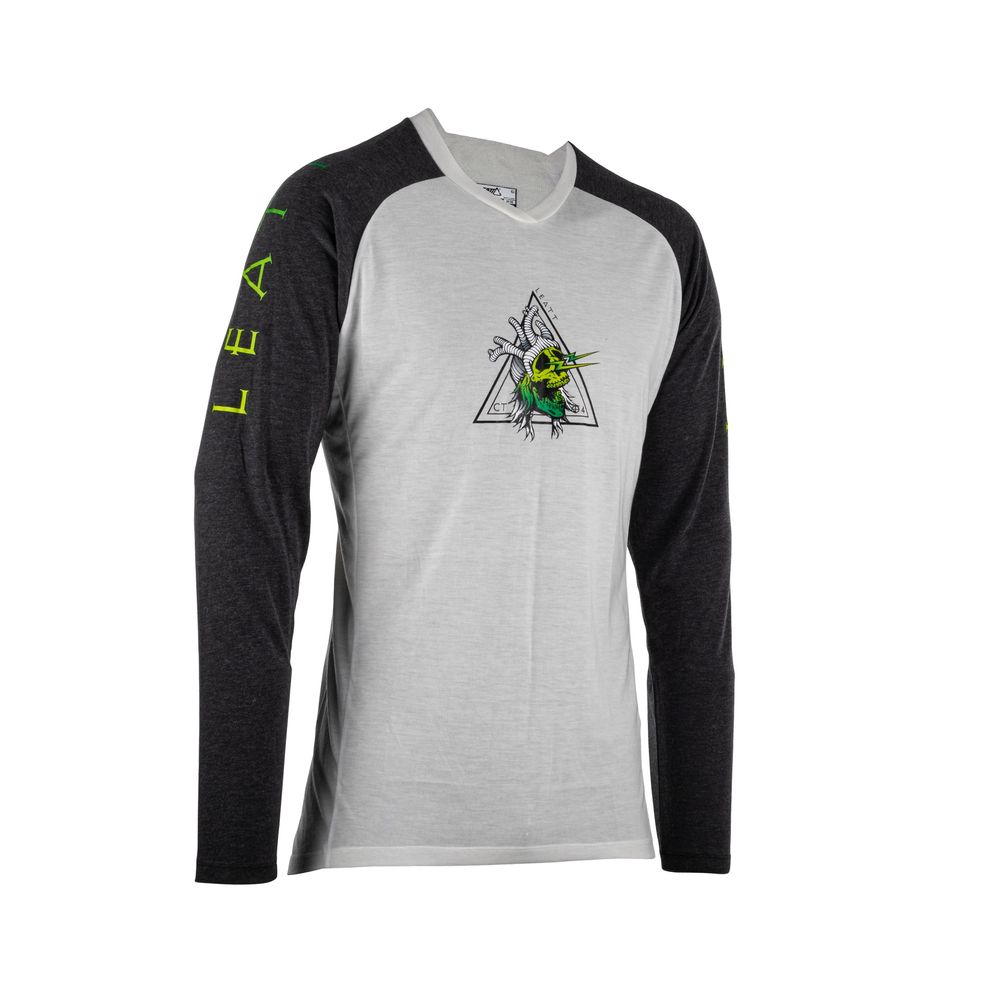 MTB Jersey Gravity 2.0 with long sleeve and comfortable - Grafite Offroad