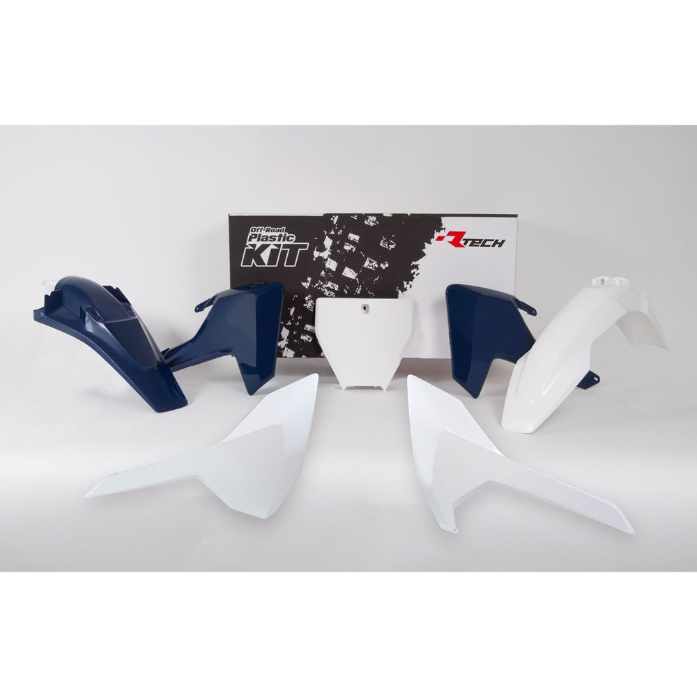 Plastics Kit 5 Pcs White-hsq Blue Replica Husqvarna - Grafite Offroad