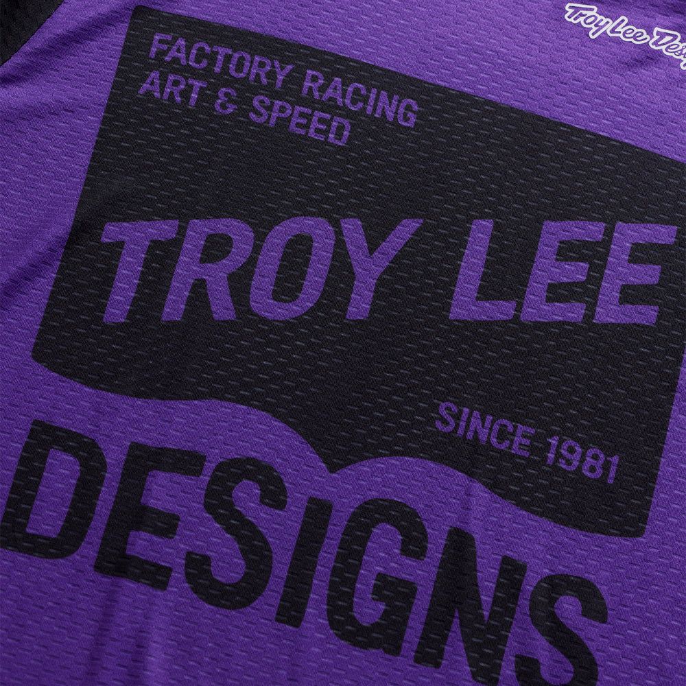 T-shirt GP Pro Air - Locked - Purple - L Troy Lee Designs - Grafite Offroad