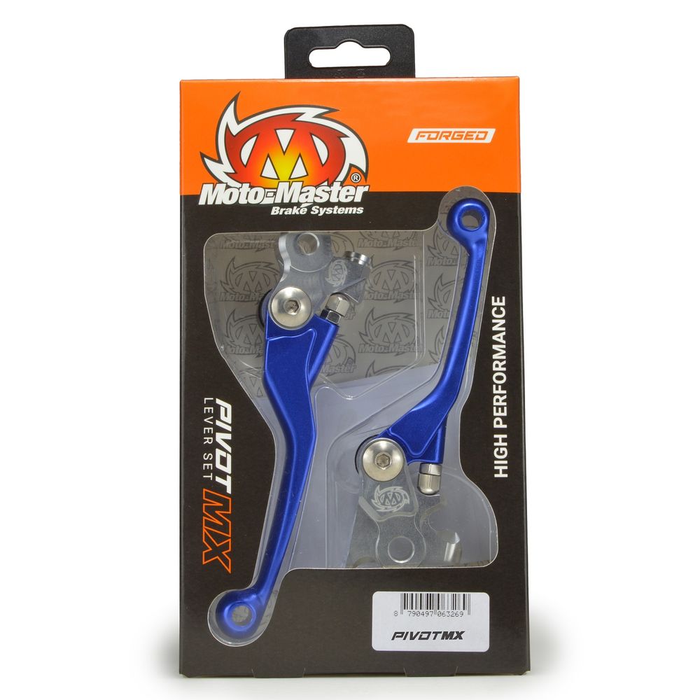 Mx Pivot Lever Set - Forged Blue: Yamaha - Grafite Offroad
