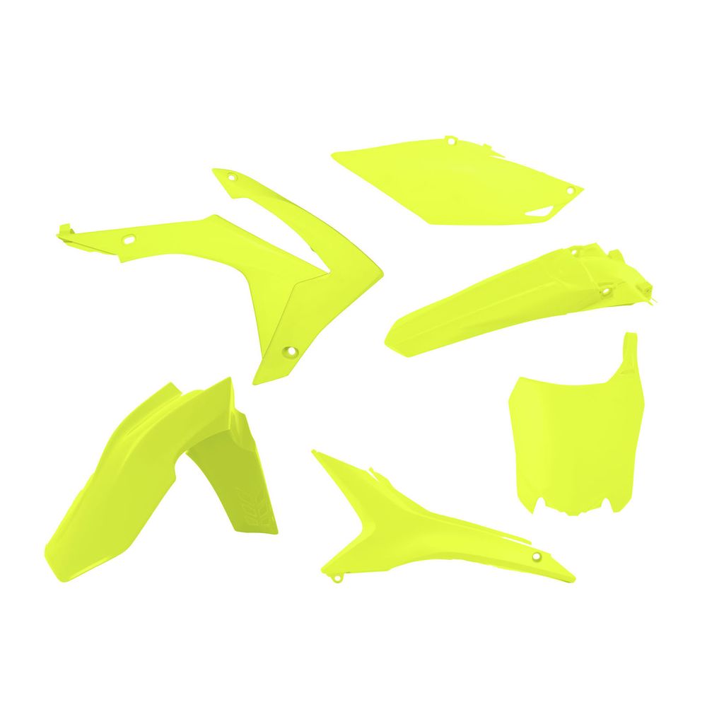 Plastics Kit 6 Pcs W/airbox Covers Neon Yellow Replica Honda - Grafite Offroad