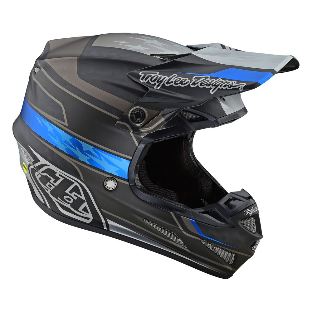 Motorcycle Helmet SE4 CARBON SPEED in carbon fiber ultra light Troy Lee Designs