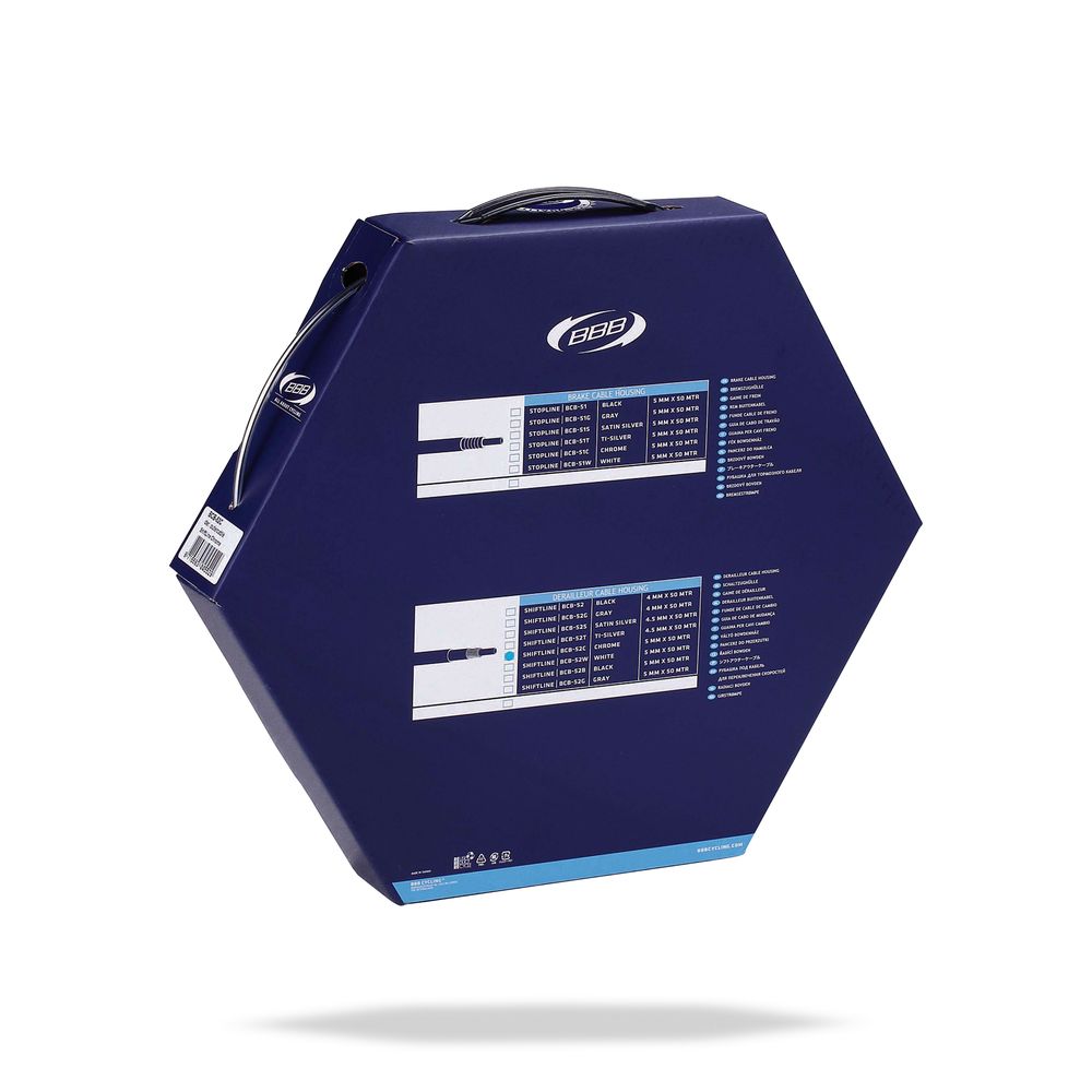 Derailleur Outercable Shiftline Lex | 4mm X 50mtr Black - Grafite Offroad