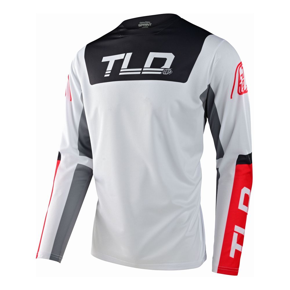 MTB jersey TLD SPRINT FRACTURA breathable with long sleeves