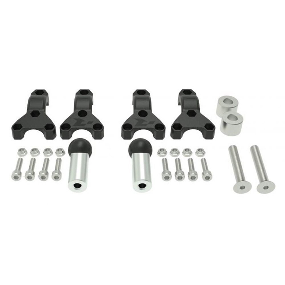 Specific Mounting Kit Handlebar 22=>28 Supertenere 1200 - Grafite Offroad