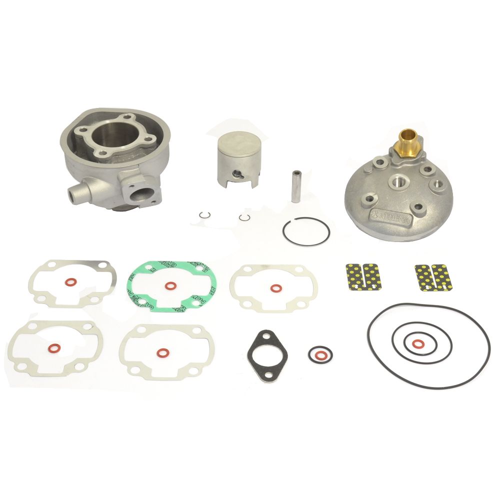 Big Bore Cylinder Kit With Head Ø 47,6 mm, 70 cc, Pin Ø 10 mm, Flat Head Piston - Grafite Offroad