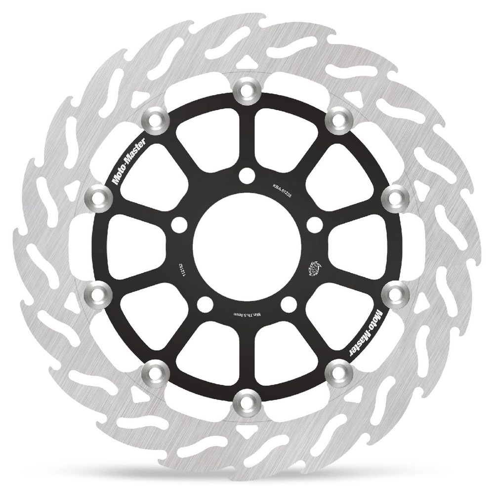 Brake Disc Road Flame Racing - Floating - Front Left - Suzuki: Gsx-r 600-750-1000 - Grafite Offroad
