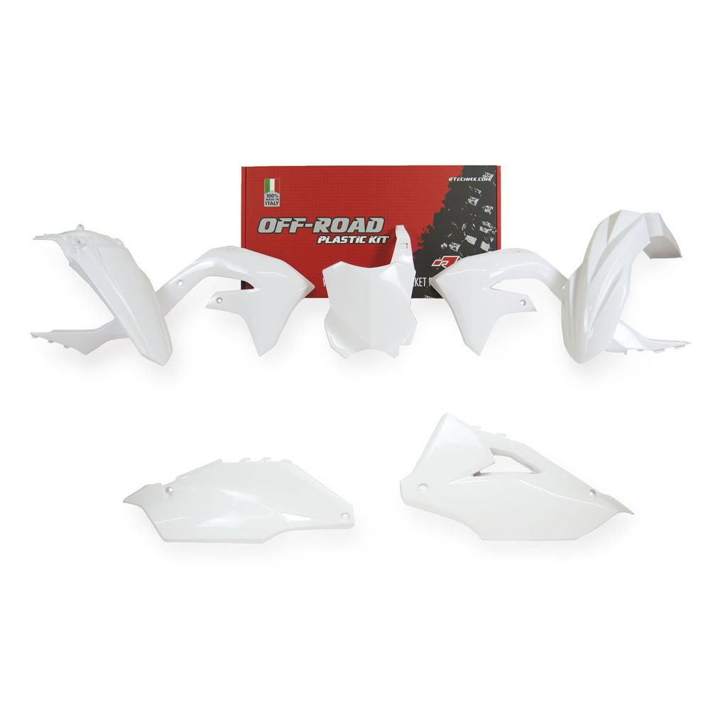 Plastics Kit 5 Pcs White Replica Kawasaki - Grafite Offroad