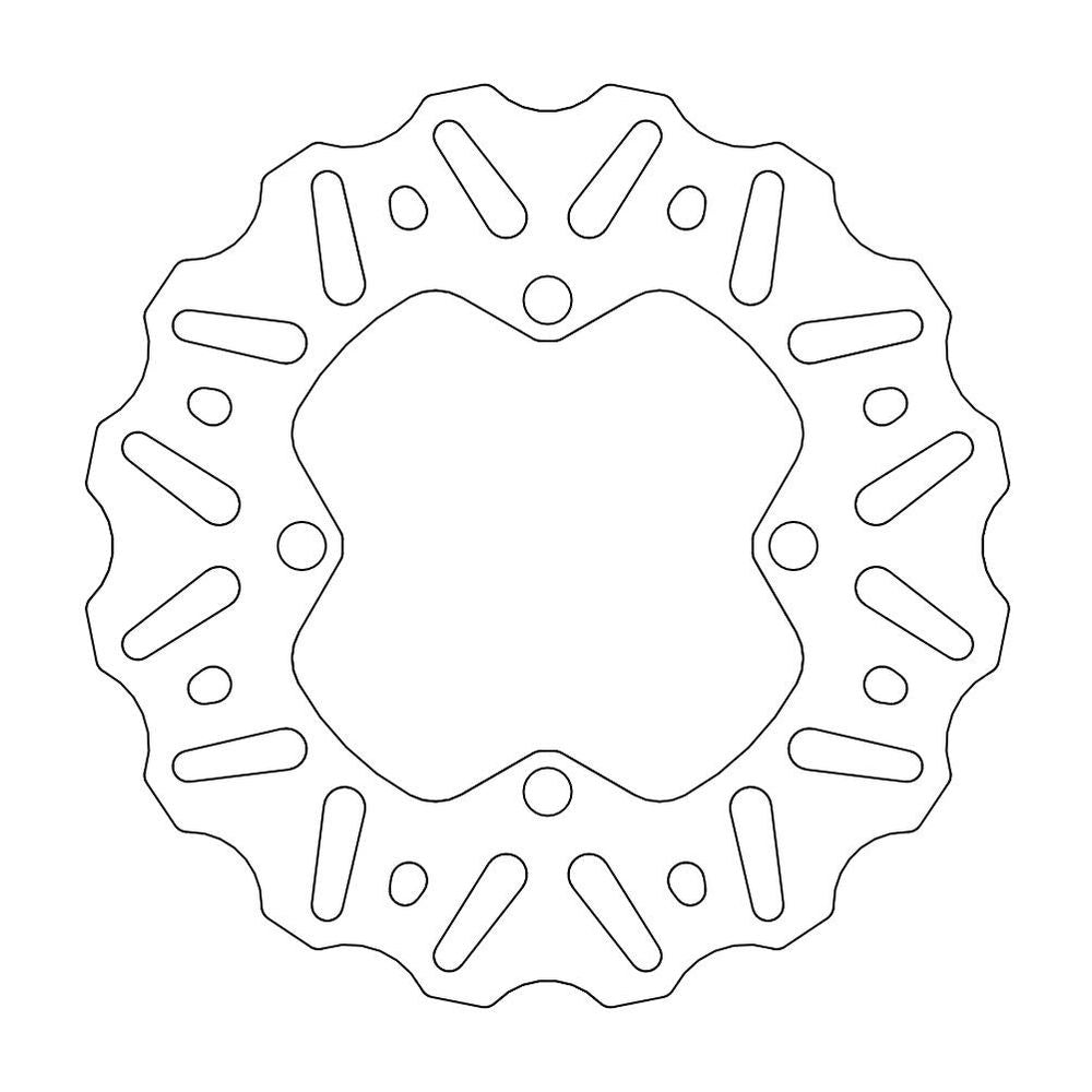 Brake Disc Off-road Nitro - Front/rear - Kawasaki: Kx65, Suzuki Rm65 - Grafite Offroad