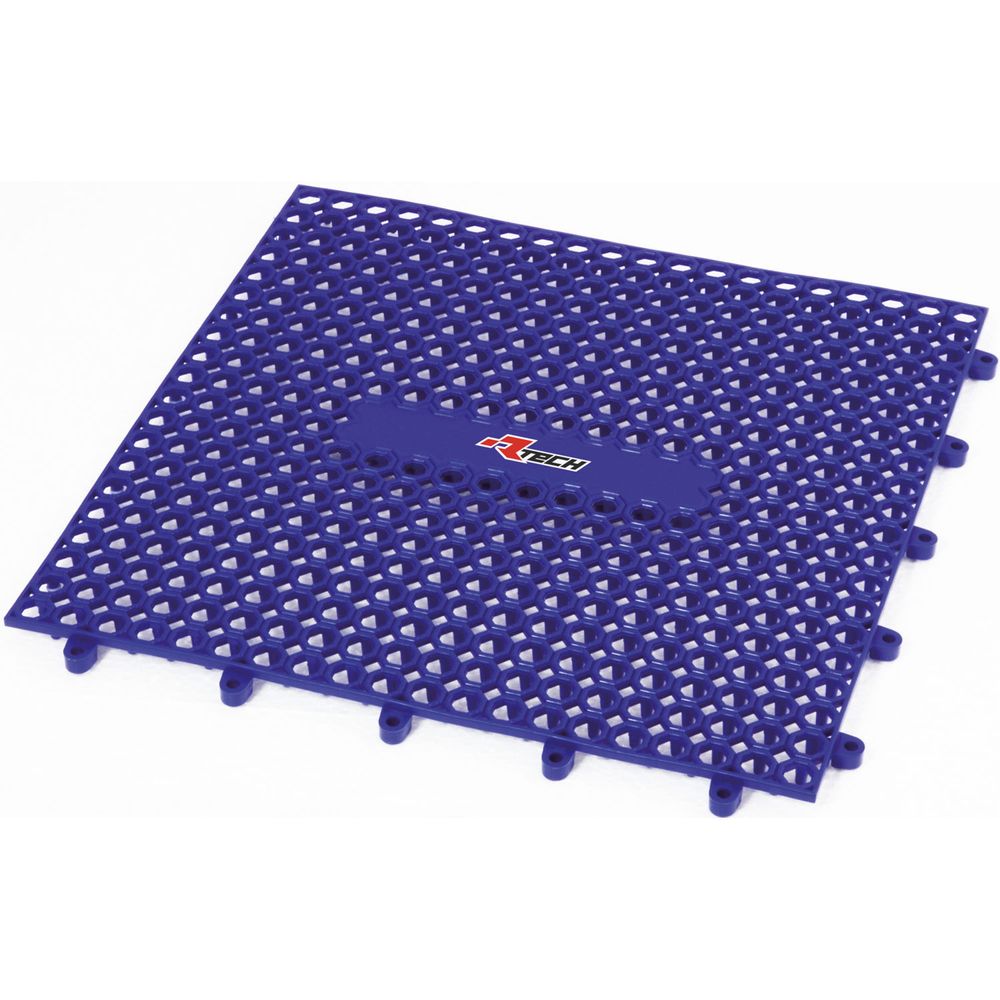 Rubber Modular Mat - 9 Pcs 1 Sq Mt Blue Universal - Grafite Offroad