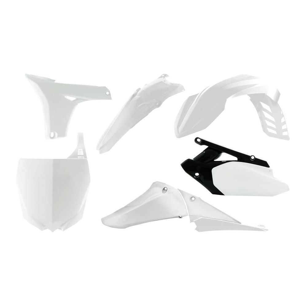 Plastics Kit 6 Pcs White Replica Yamaha - Grafite Offroad