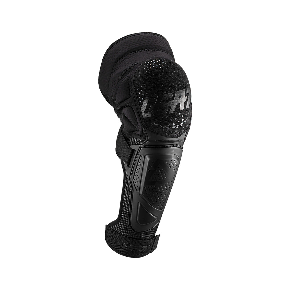 Ginocchiera con parastinchi 3DF Hybrid Ext in schiuma anti-impatto e inserti rigidi ideale per la bici Leatt
