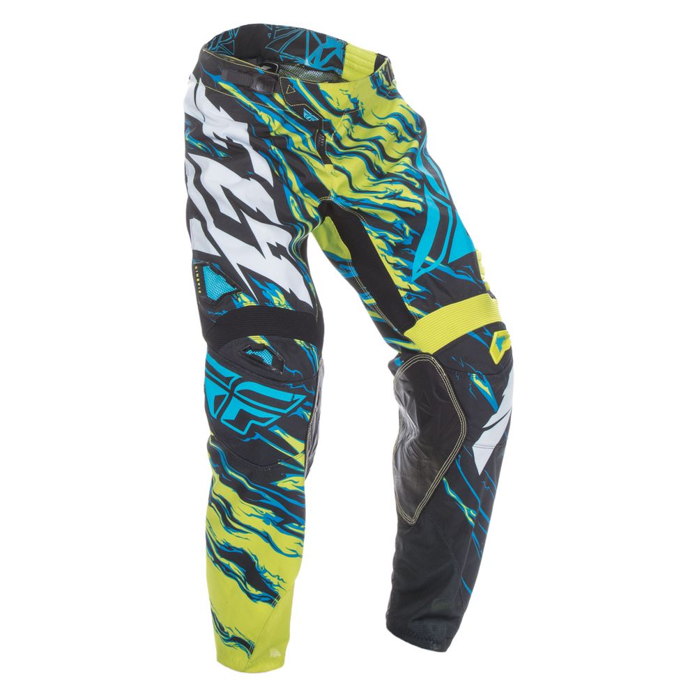 Fly Kinetic Pant Relapse Lime/blu 34 - Grafite Offroad