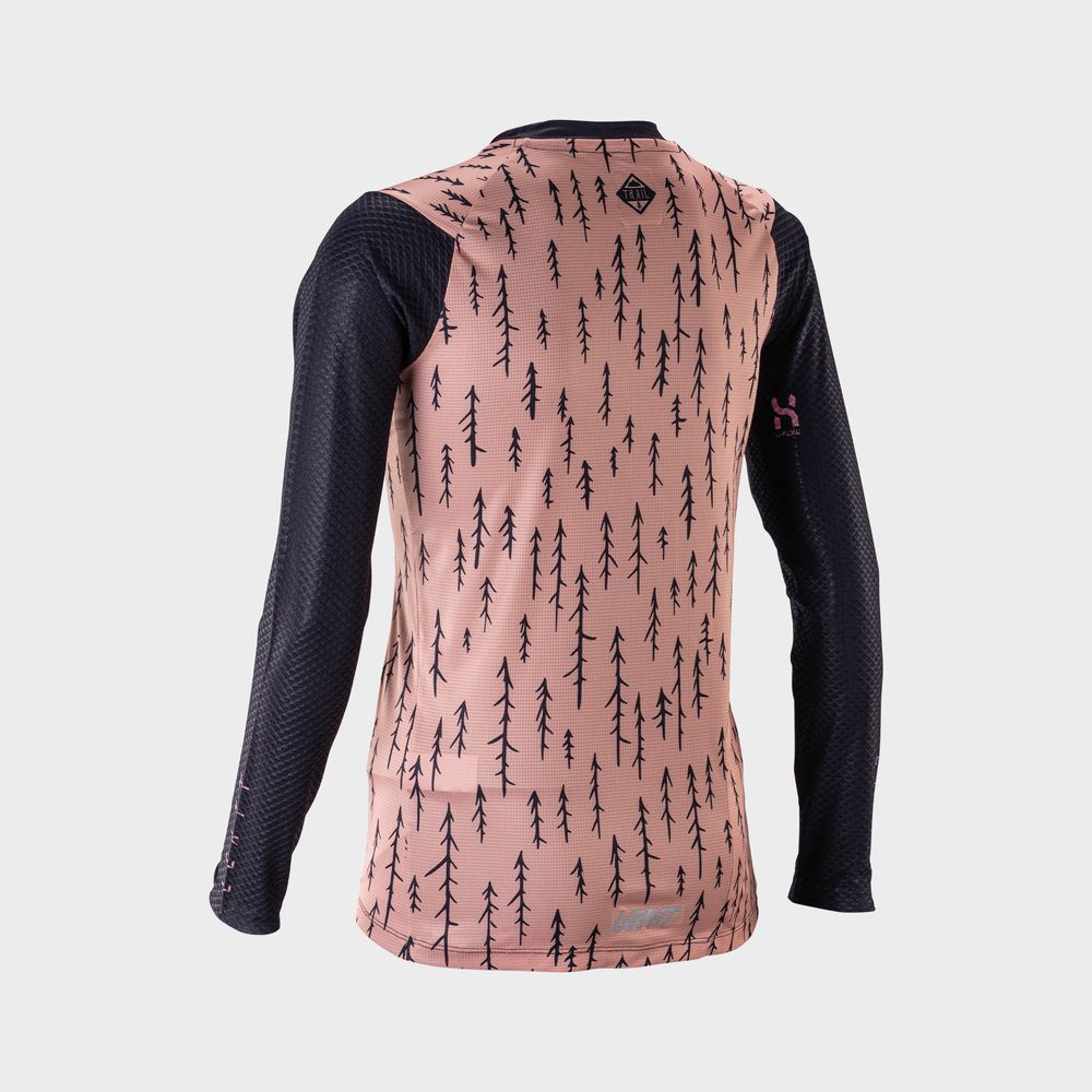 MTB Trail 3.0 Long Sleeve Women Jersey Leatt - Grafite Offroad