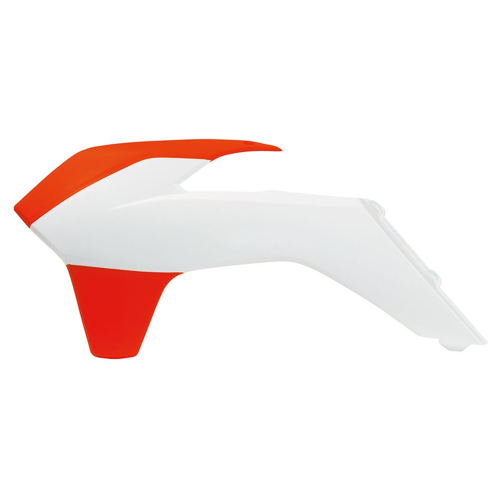 Radiator Scoops White-neon Orange Replica Ktm - Grafite Offroad