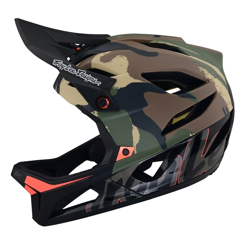 Bike Helmet STAGE in polyacrylate for maximum protection in case of impact Troy Lee Designs