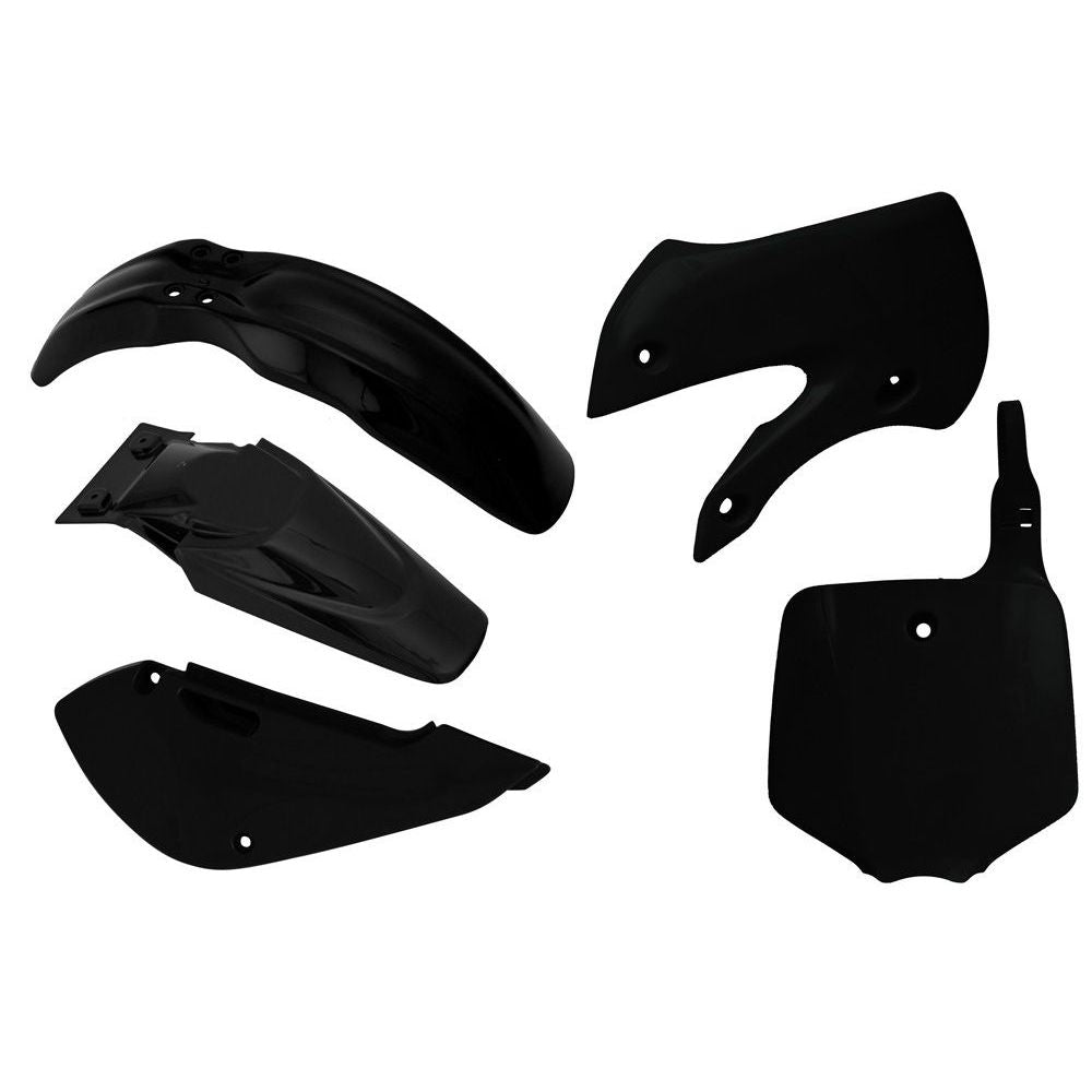 Plastics Kit 5 Pcs Original Black Replica Kawasaki - Grafite Offroad