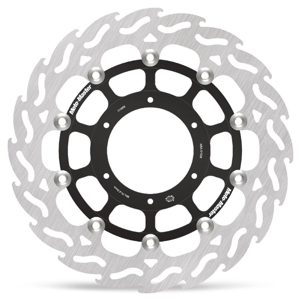 Brake Disc Road Flame - Floating - Front Left - Honda: Pan European/st1300 - Grafite Offroad