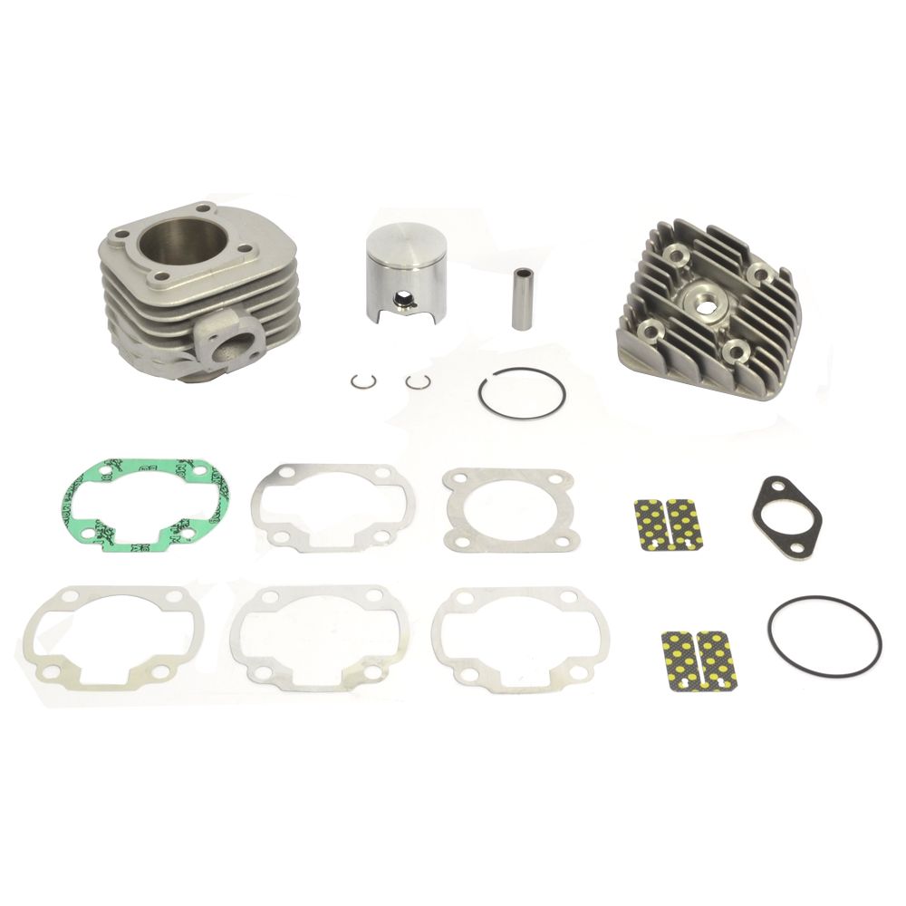 Big Bore Cylinder Kit With Head Ø 47,6 mm, 70 cc, Pin Ø 12 mm, Domed Head Piston - Grafite Offroad