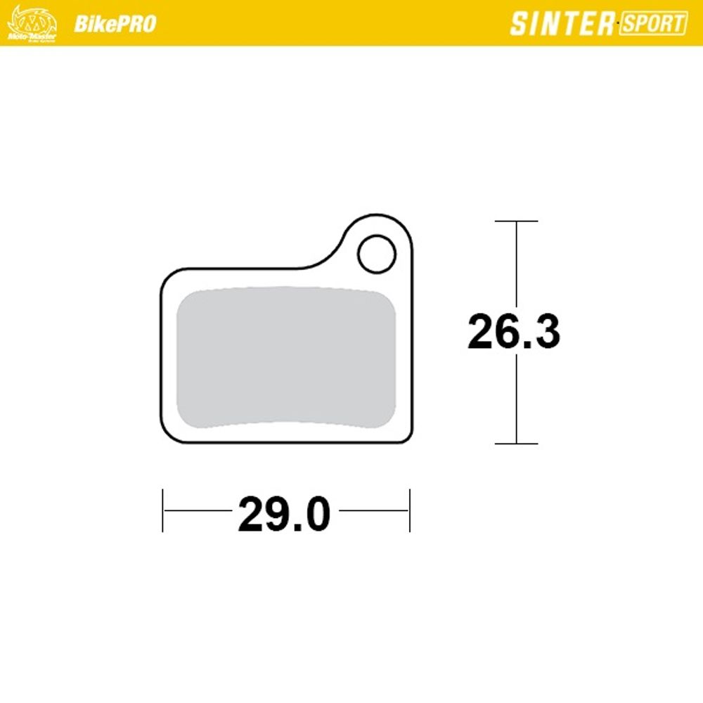 Brake Pads Bicycle Sinter Sport: Shimano Nexave - Grafite Offroad
