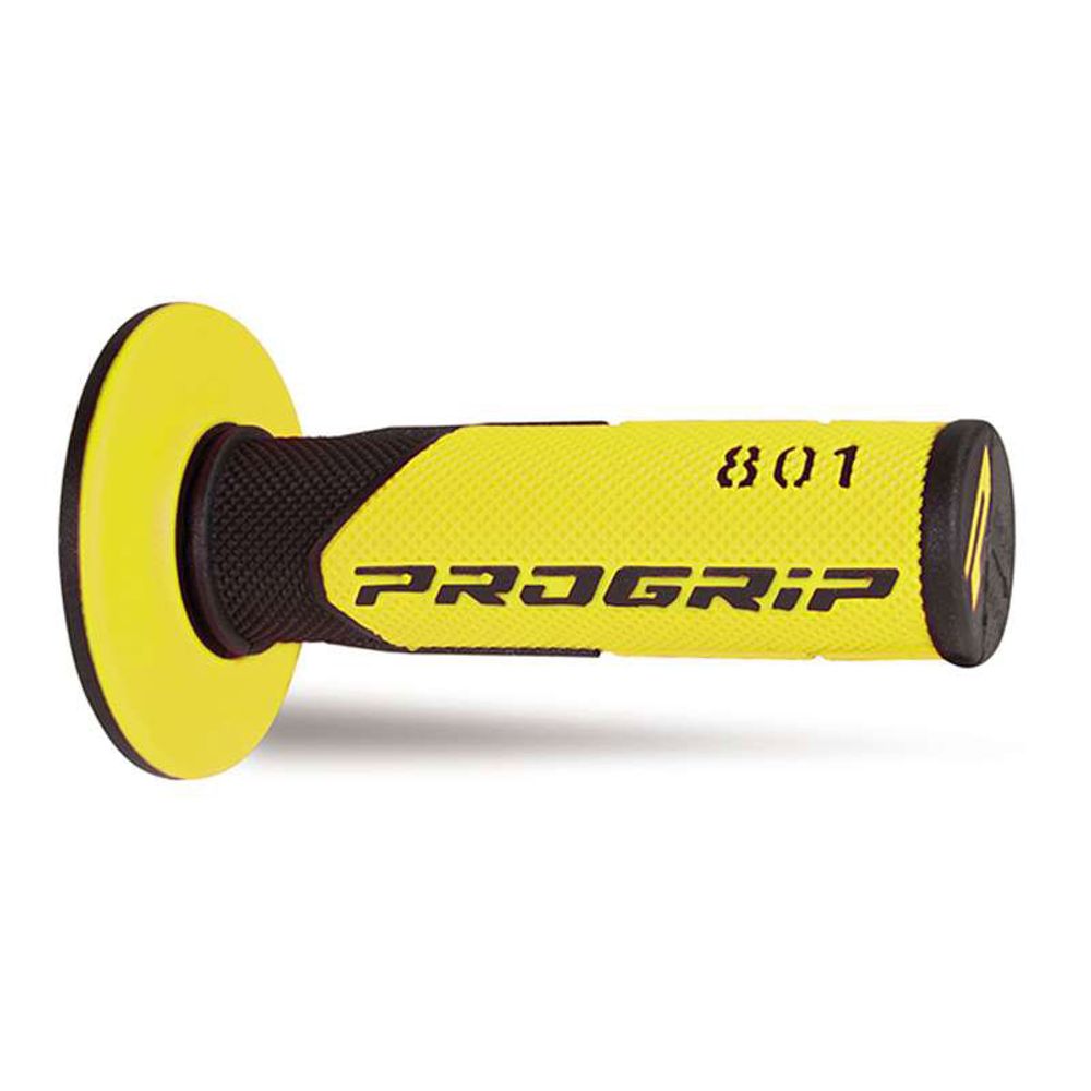 Grips Progrip 801 Mm 22/25 - Double Density - Black/yellow - Grafite Offroad