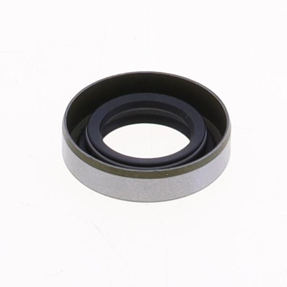 Oil Seal with Metal Exterior 14x24x6 mm in NBR with one Seal-lip, one Dust Lip and Spring - Grafite Offroad