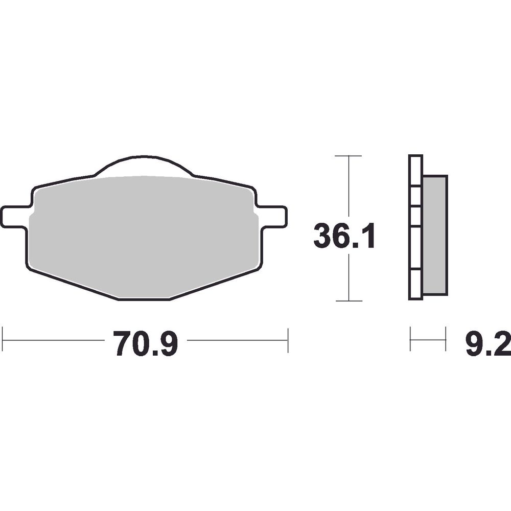 Street Brake Pads | Organic Standard | Front and Rear - Ecer90