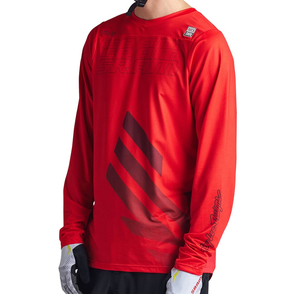 SKYLINE LS JERSEY; SRAM EAGLE ONE FIERY RED 2X